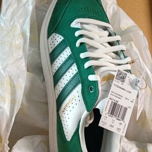 Adidas Tyshawn Low Green White Sneakers